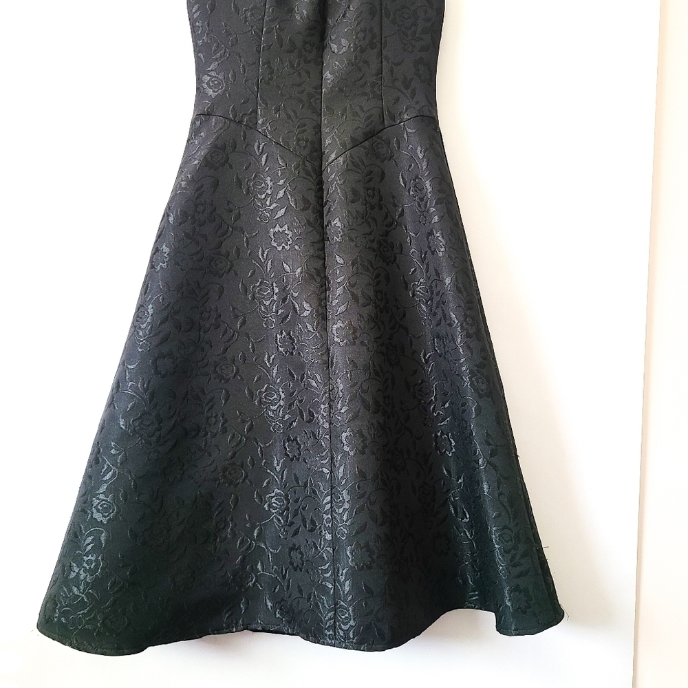 David Meister black Sleeveless dress Y2K Whimsigoth - Picture 7 of 11